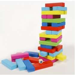 JENGA 48 PIECE TOGGLE TOWER EDUCATIONAL BLOCKS FOR HOURS OF FUN